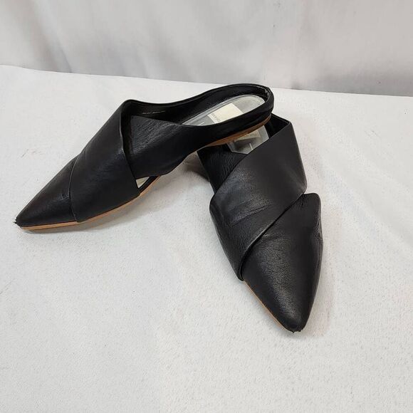 Dolce Vita Camia Black Leather Mule Women’s Size 8.5 Shoes Slip-On Comfort - Picture 2 of 10